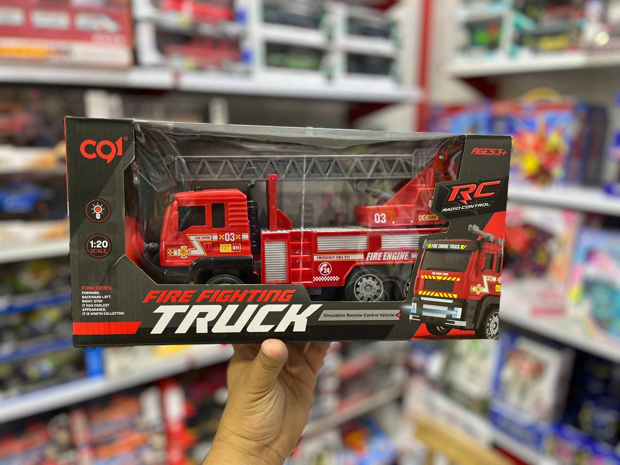 ماشین بازی کنترلی آتش نشانی برند Fire Fighting Truck